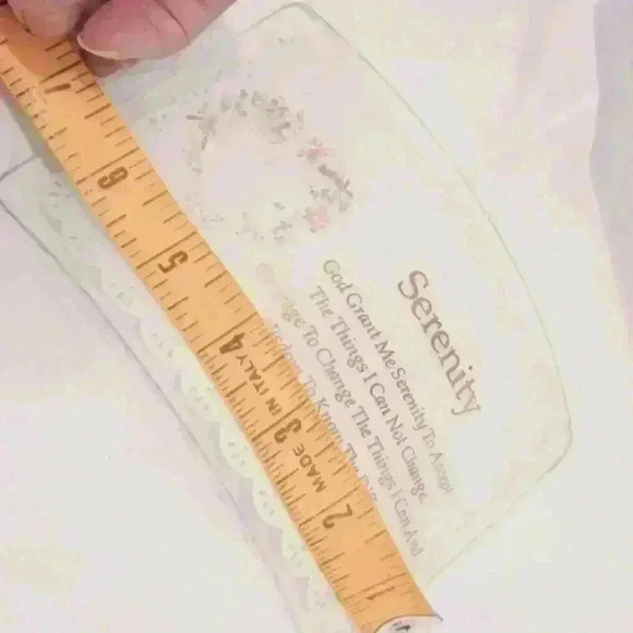 Serenity Prayer On Curved Glass - Picture 2 of 6